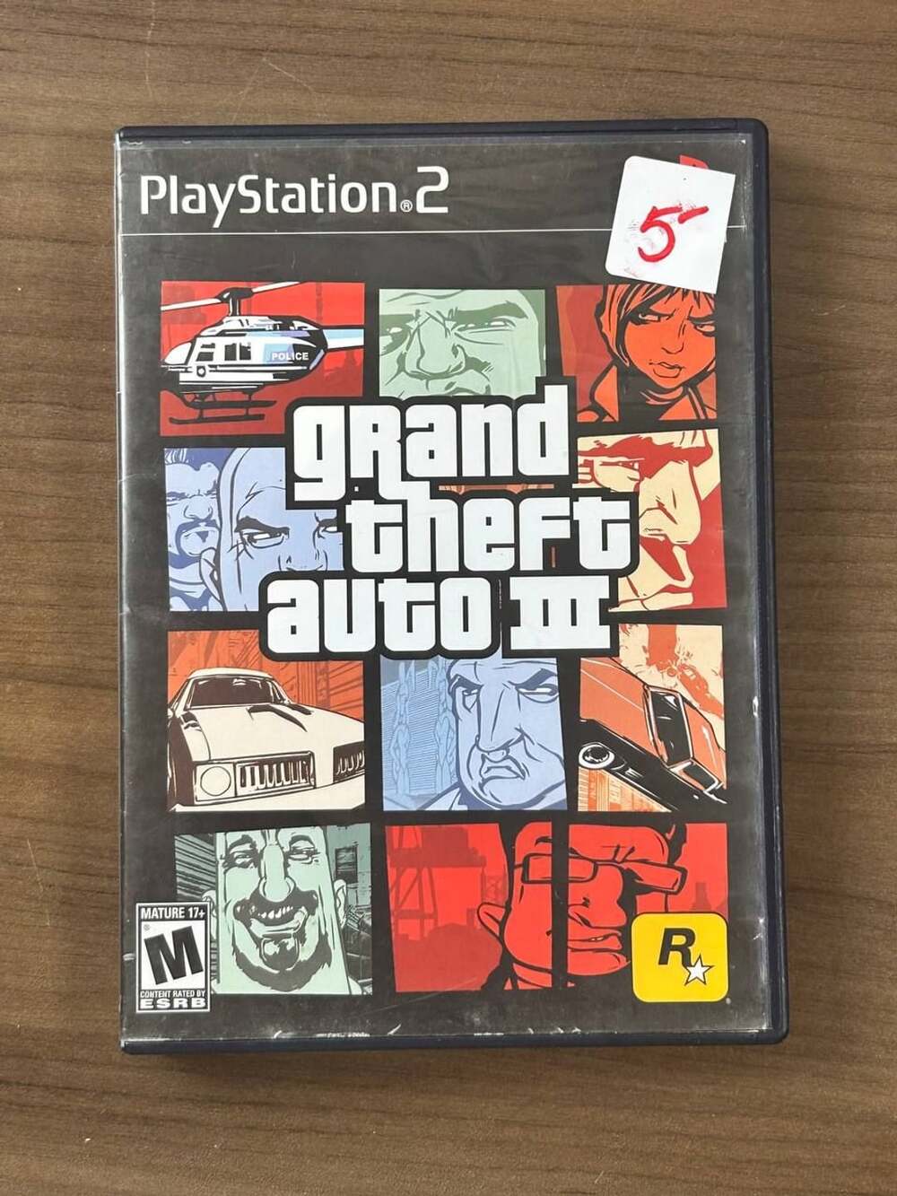 Grand Theft Auto III GTA 3 PS2 PlayStation 2 Disc & Case NTSC-U/C